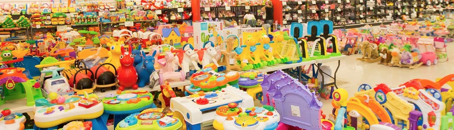 Toy tables at a consignment sale event